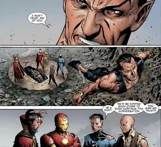 Concluzia ședinței Illuminati pe tema Secret Invasion? Neîncrederea!